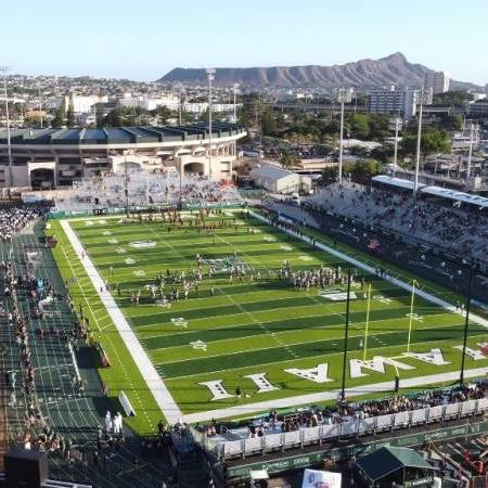 Honeymoon University of Hawaii Manoa Football Game
