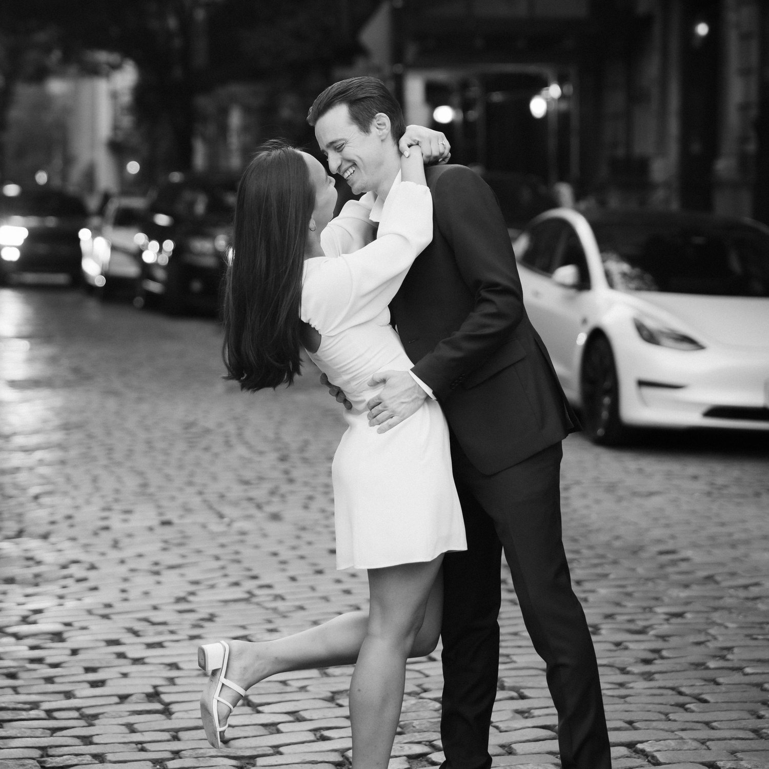 Engagement photo session in the West Village