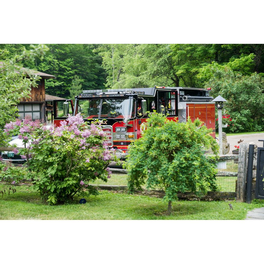 The caterers started a fire