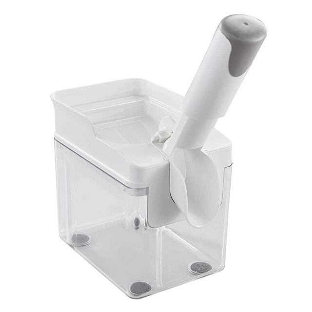 Leifheit Cherry Stoner with Pit Catcher Container, Ergonomic Handle and Rubber Feet