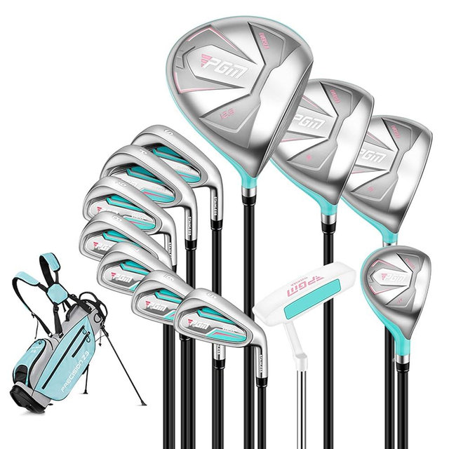 PGM Women's Oversea Complete Golf Club Set with High-Strength Thin Face Design 460cc Driver
