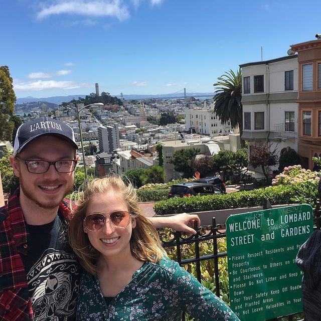 The first time we traveled together - San Francisco!