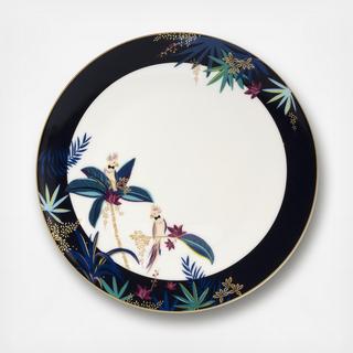 Sara Miller The Tahiti Cockatoo Round Platter