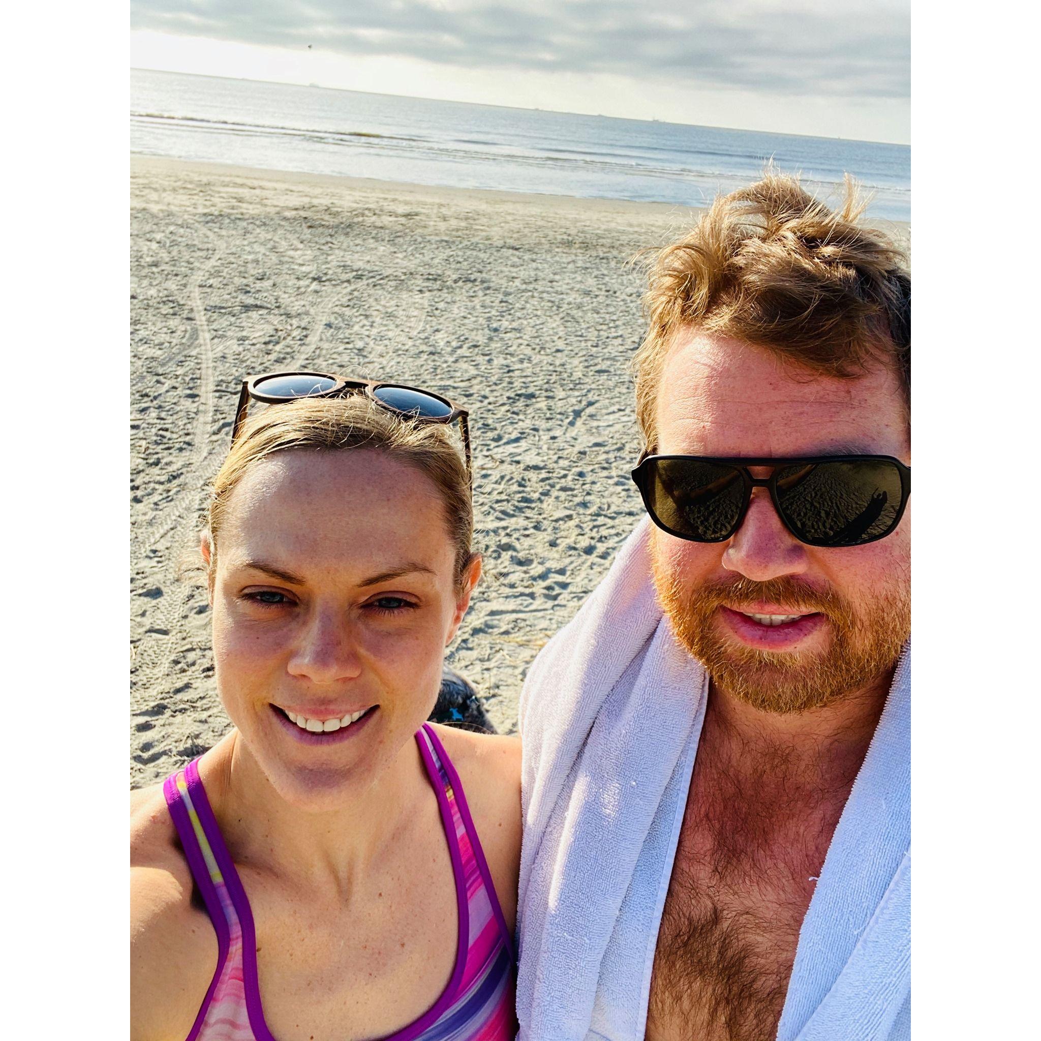 2020 - On the beach in Charleston, SC.