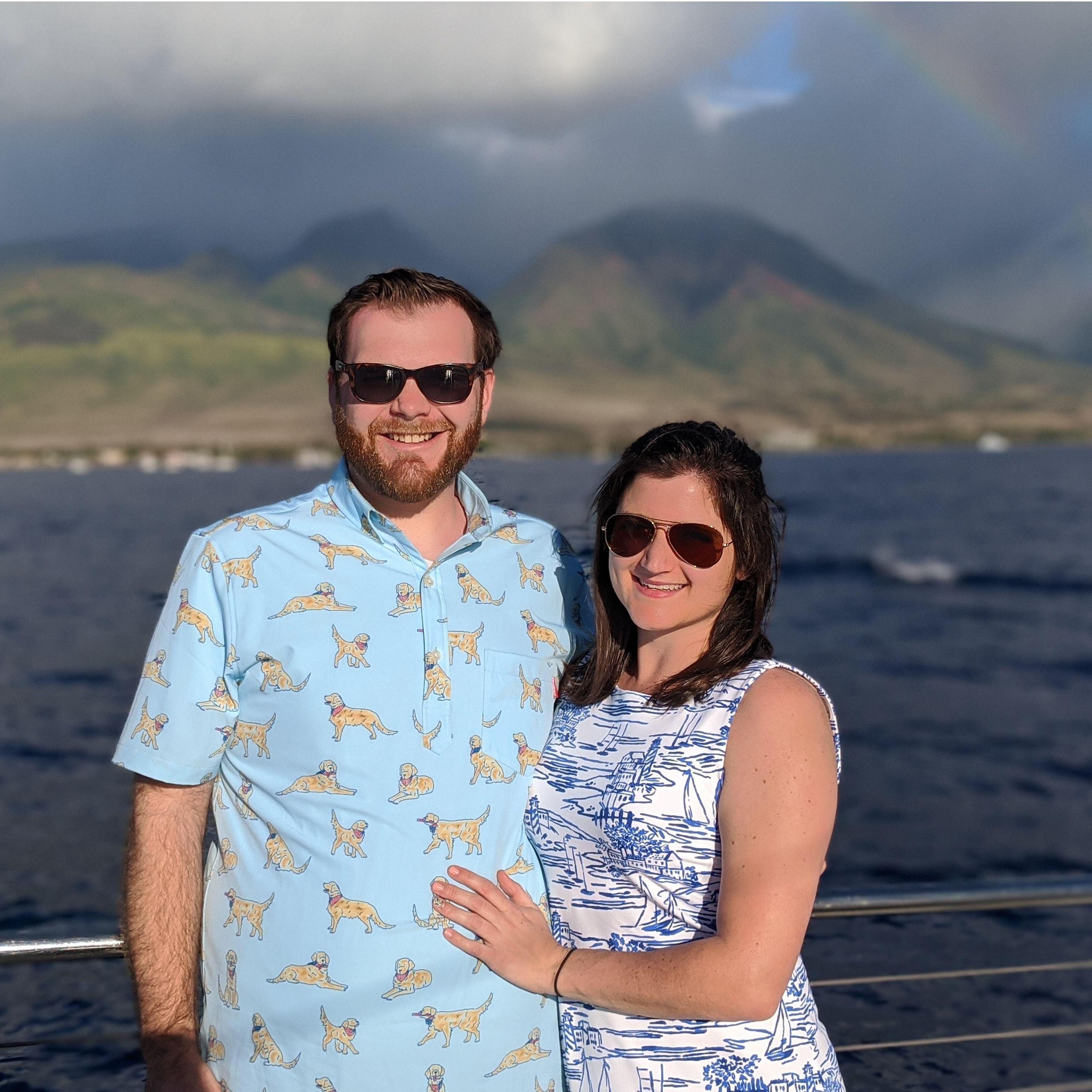 Joe and Katie travelled to Maui, Hawaii, right before the world shut down. 
February, 2020