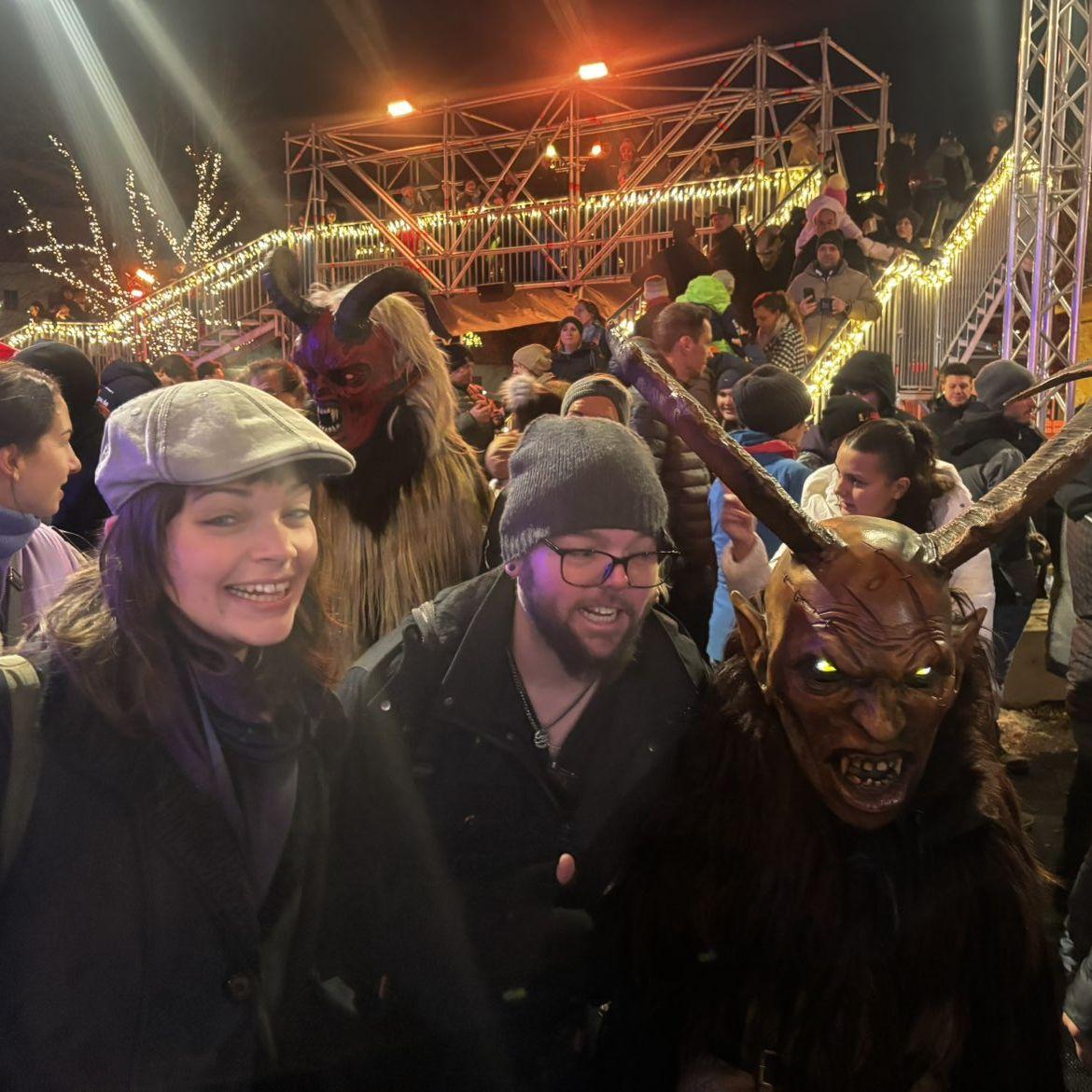 Meeting Krampus in Austria!