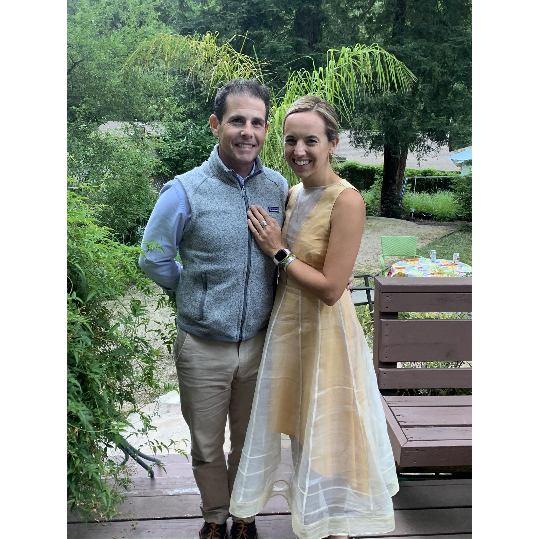 Celebrating our dear friends' wedding in Santa Cruz, CA.