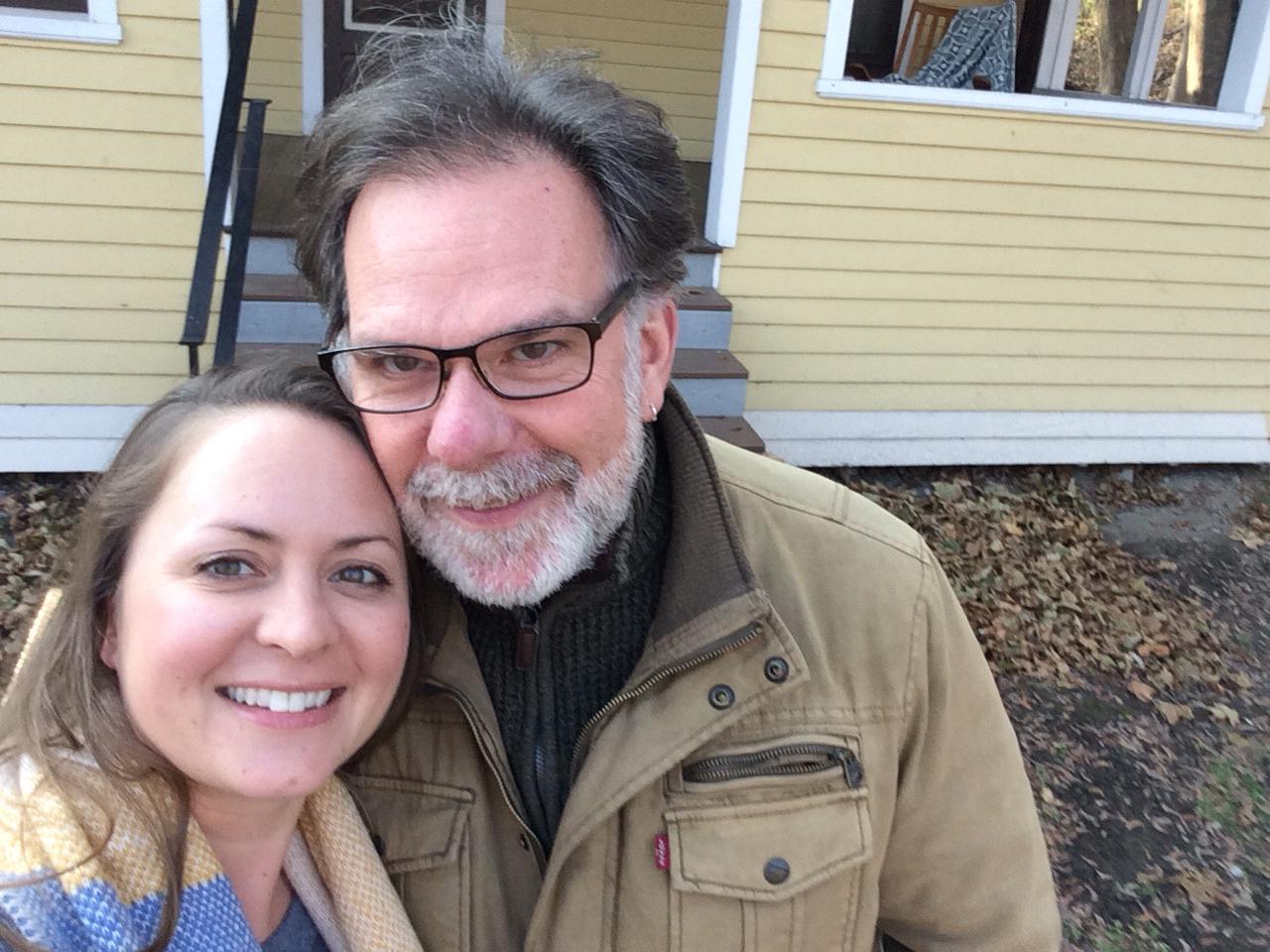 Ithaca, NY. We spent many hours driving the 240 mile trek back and forth from Philly to NY while dating long distance. We called Corinne's little yellow country house The Oasis.