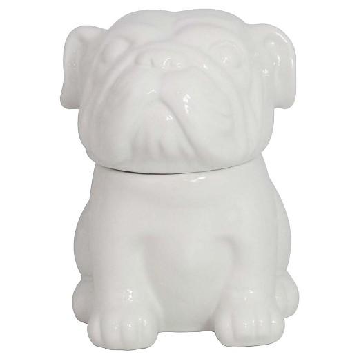 English Bulldog Cookie Jar - White (65oz.) - Threshold™