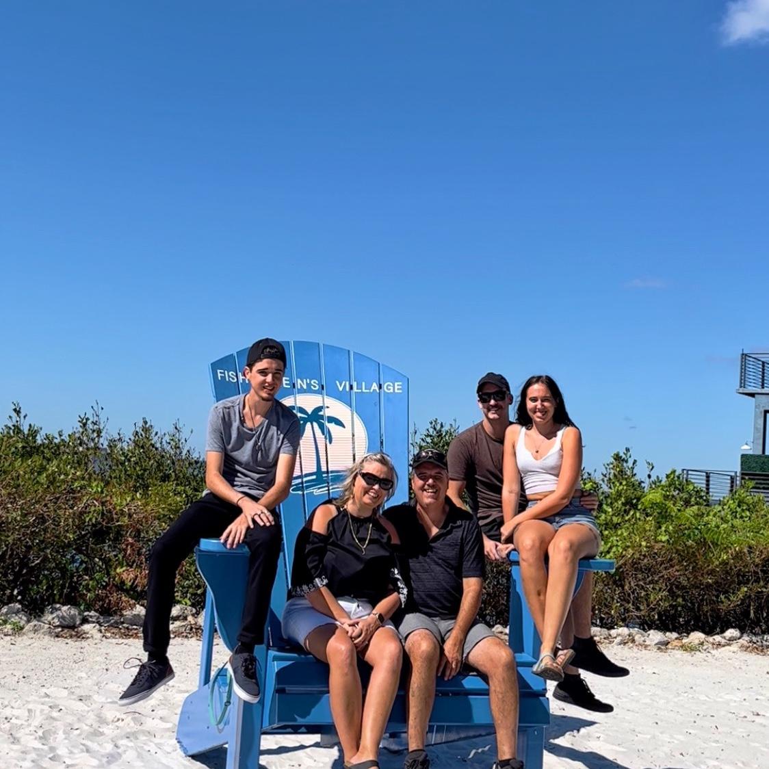 Teresa’s family! We love having parents on both coasts! Can you say perfect vacations?