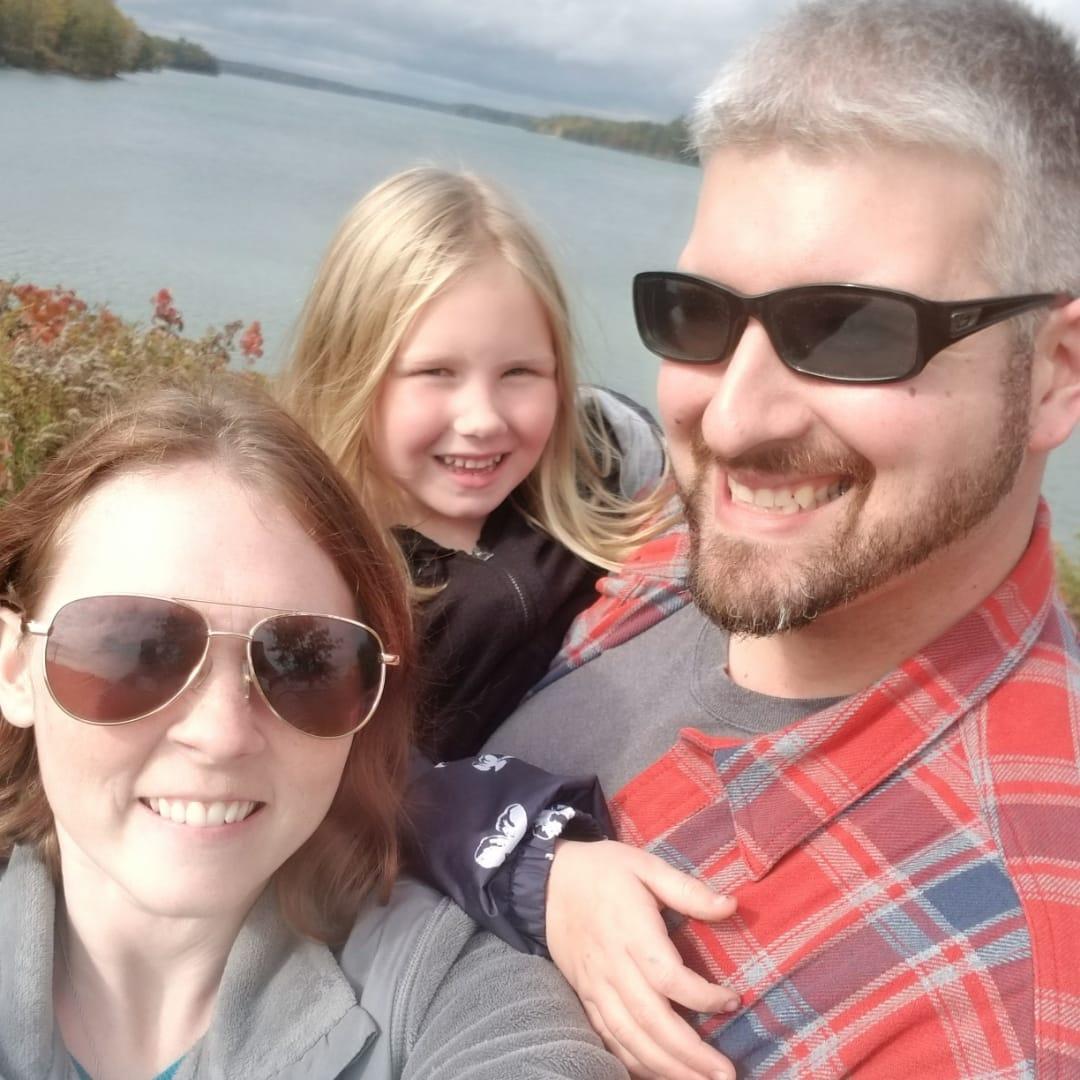 Our first picture together as a family, in Sorrento, 2019.