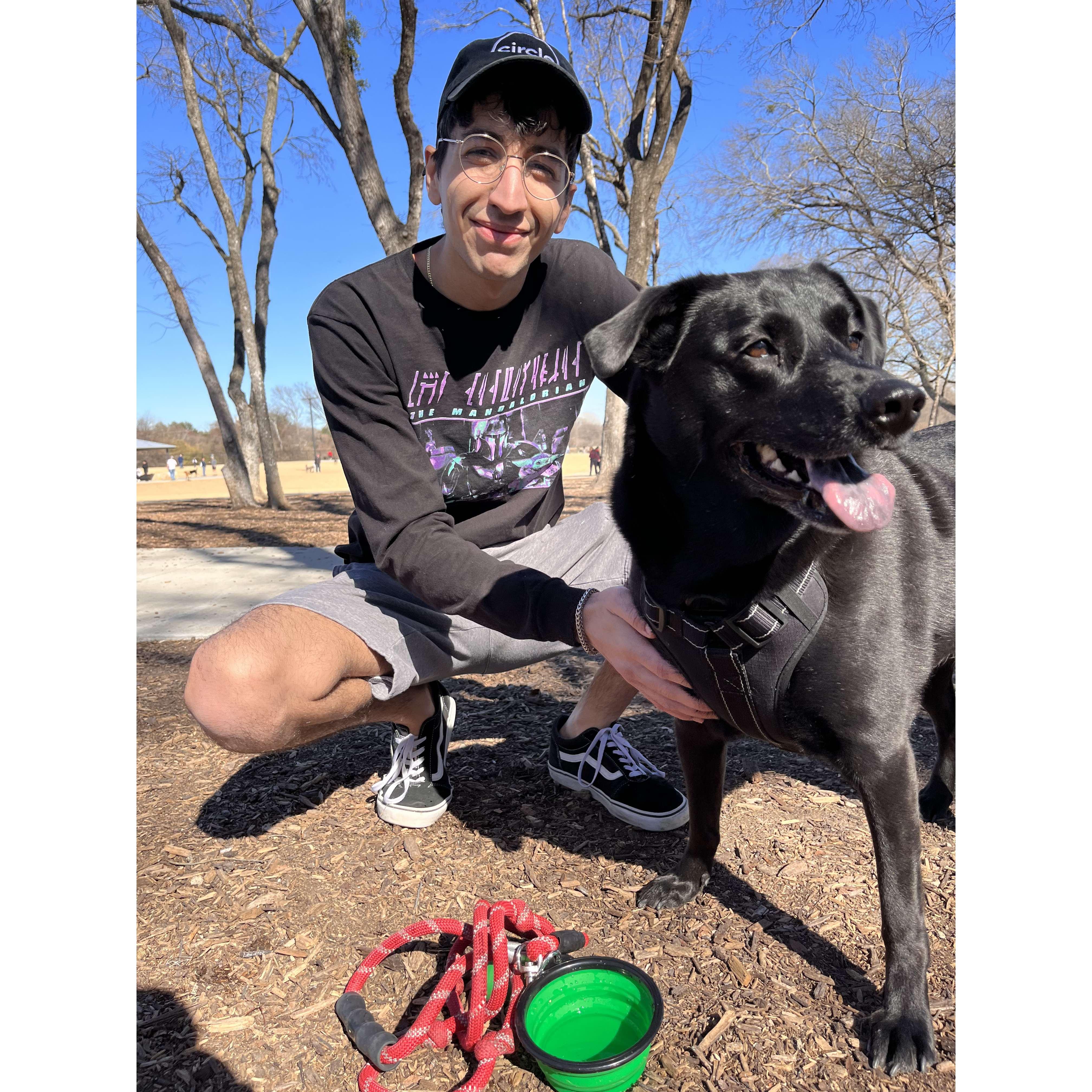 hal with scoutie