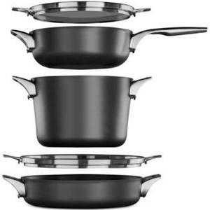 Calphalon - Premier 5-Pc. Space-Saving Non-Stick Supper Club Set