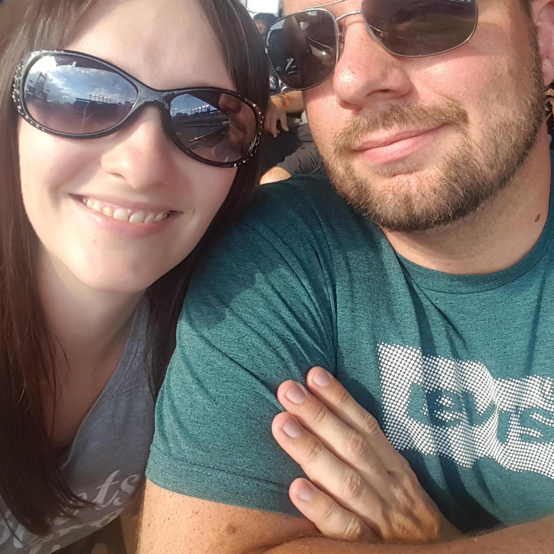Lookin' cool in the sun at the Rockies game.