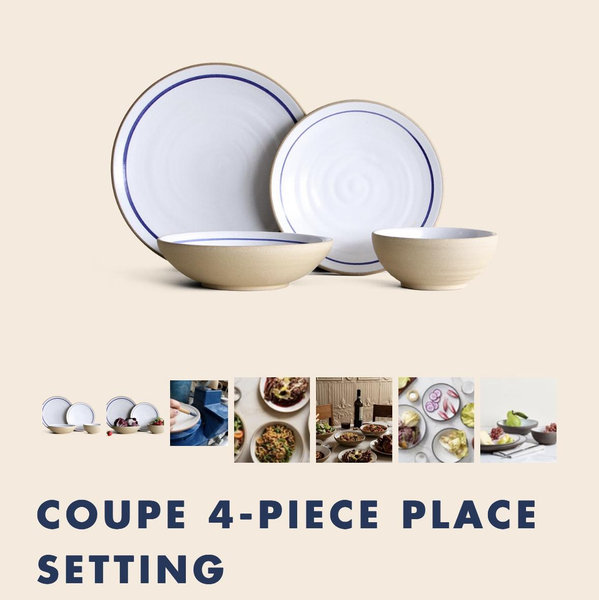 The Coupe Collection - plates, dishes, and bowls