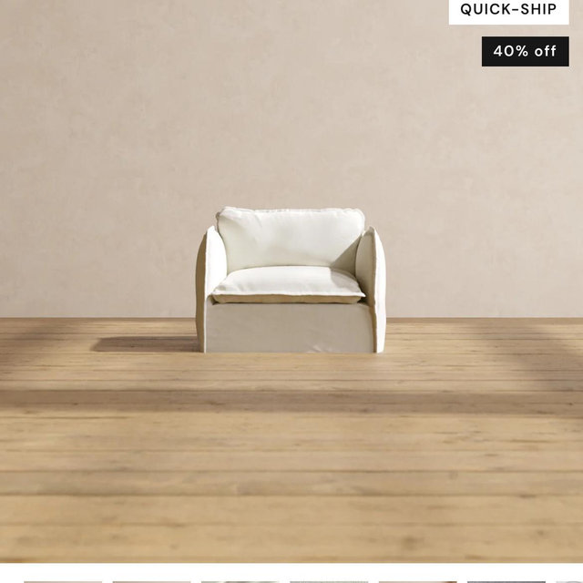 Modular Washable Armchair in Ash | Memorix+ Seat | Contour Pillow