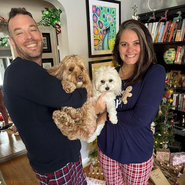 Our first Christmas Day in Canada in Dec 2025 was also Michelle's first white Christmas!