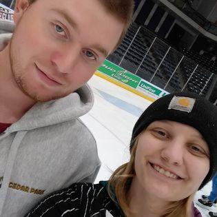 Our first time Ice Skating together.