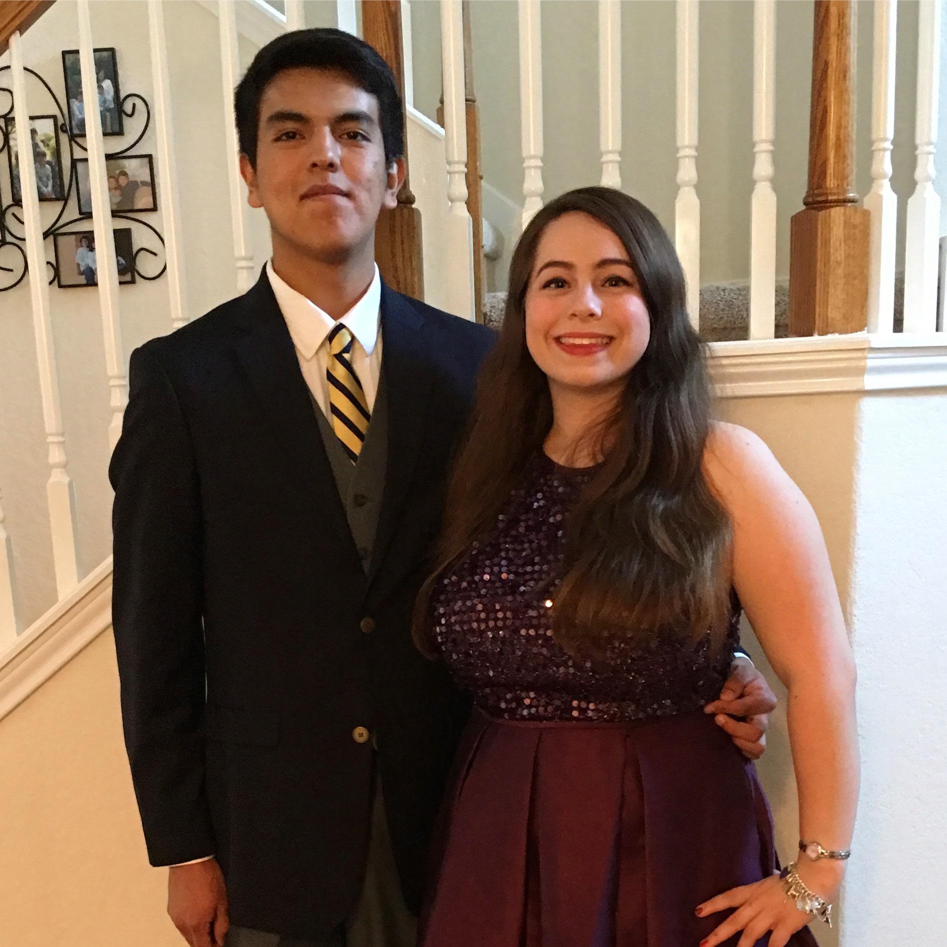 About to head out to Senior Banquet