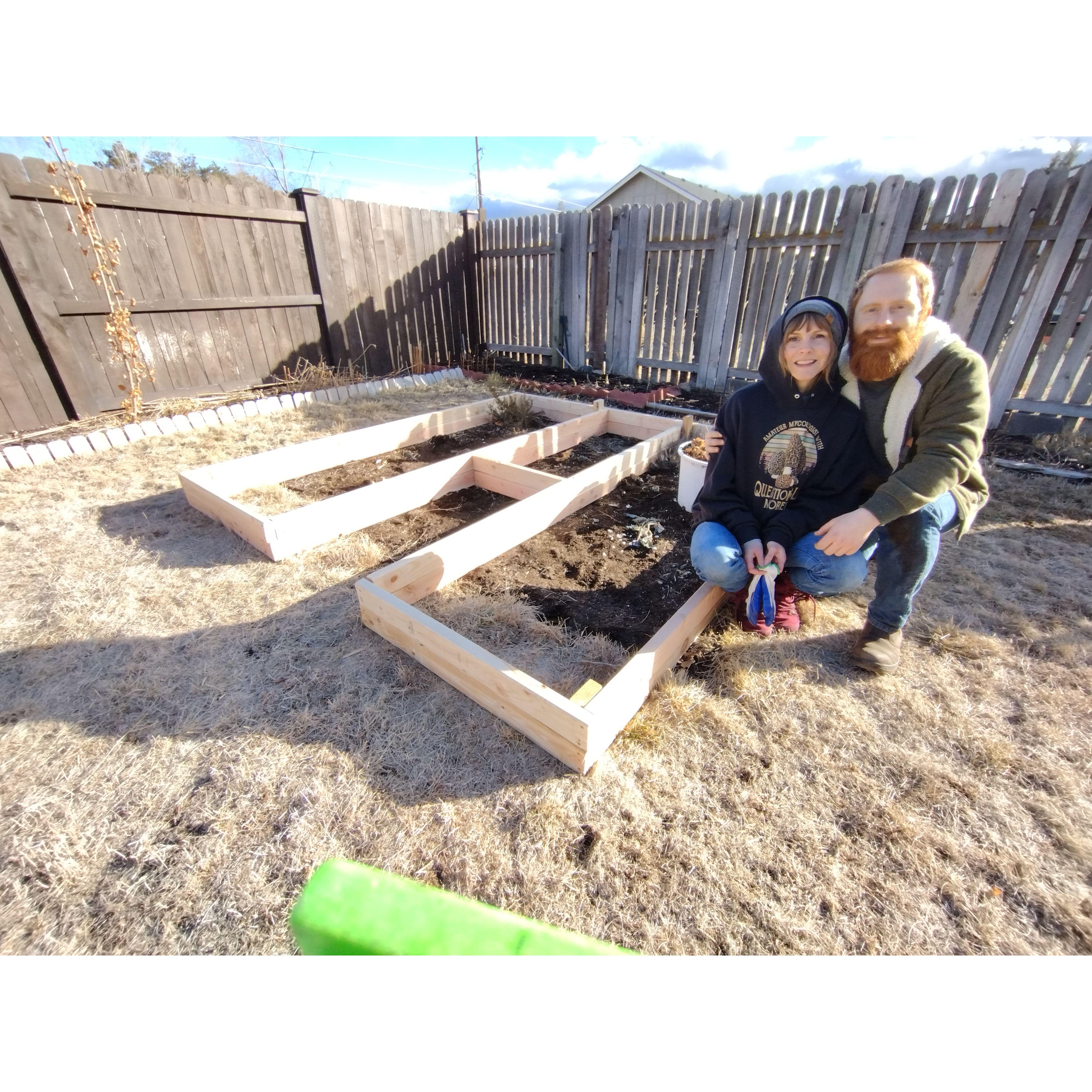 Our very first garden together!