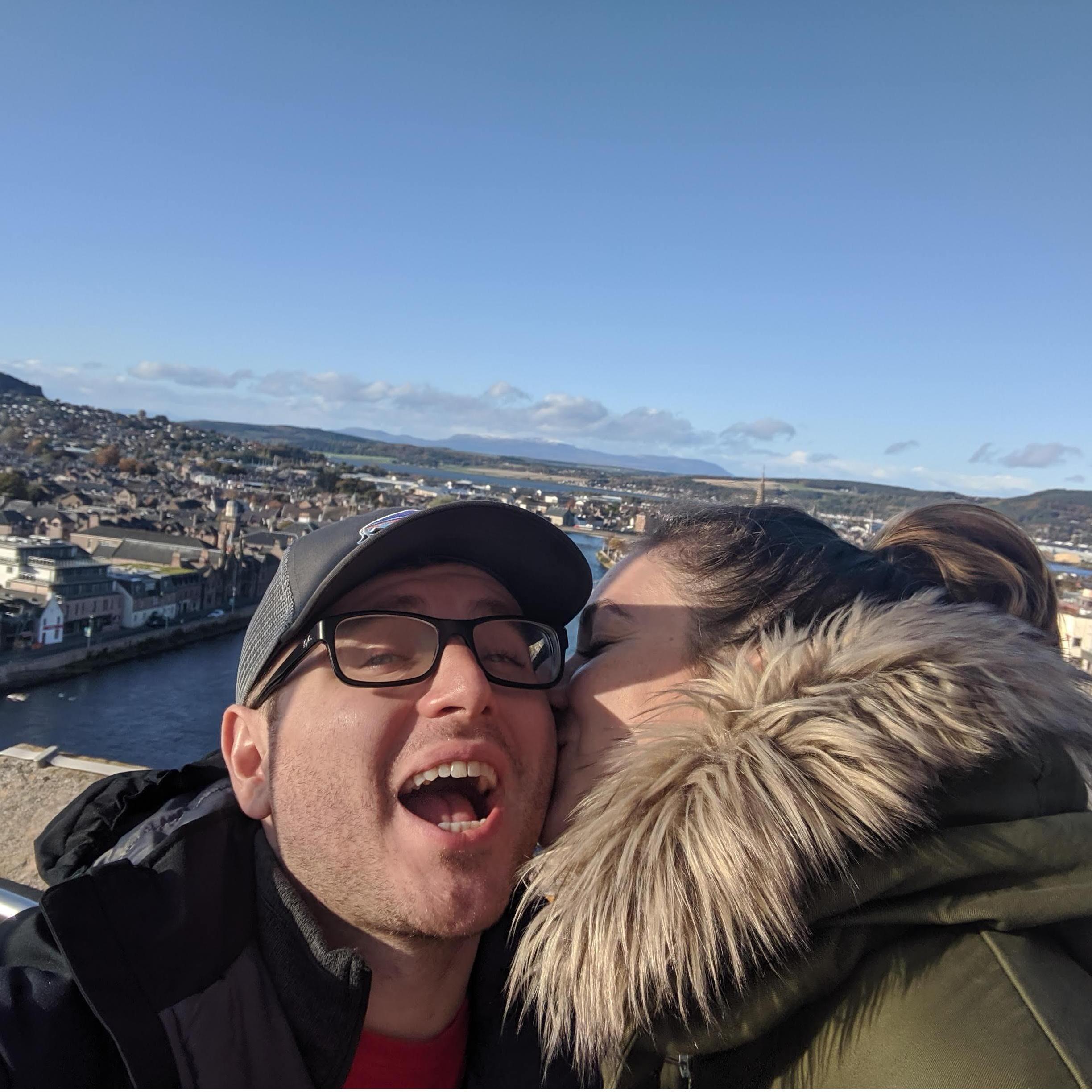 The day we landed in Scotland!