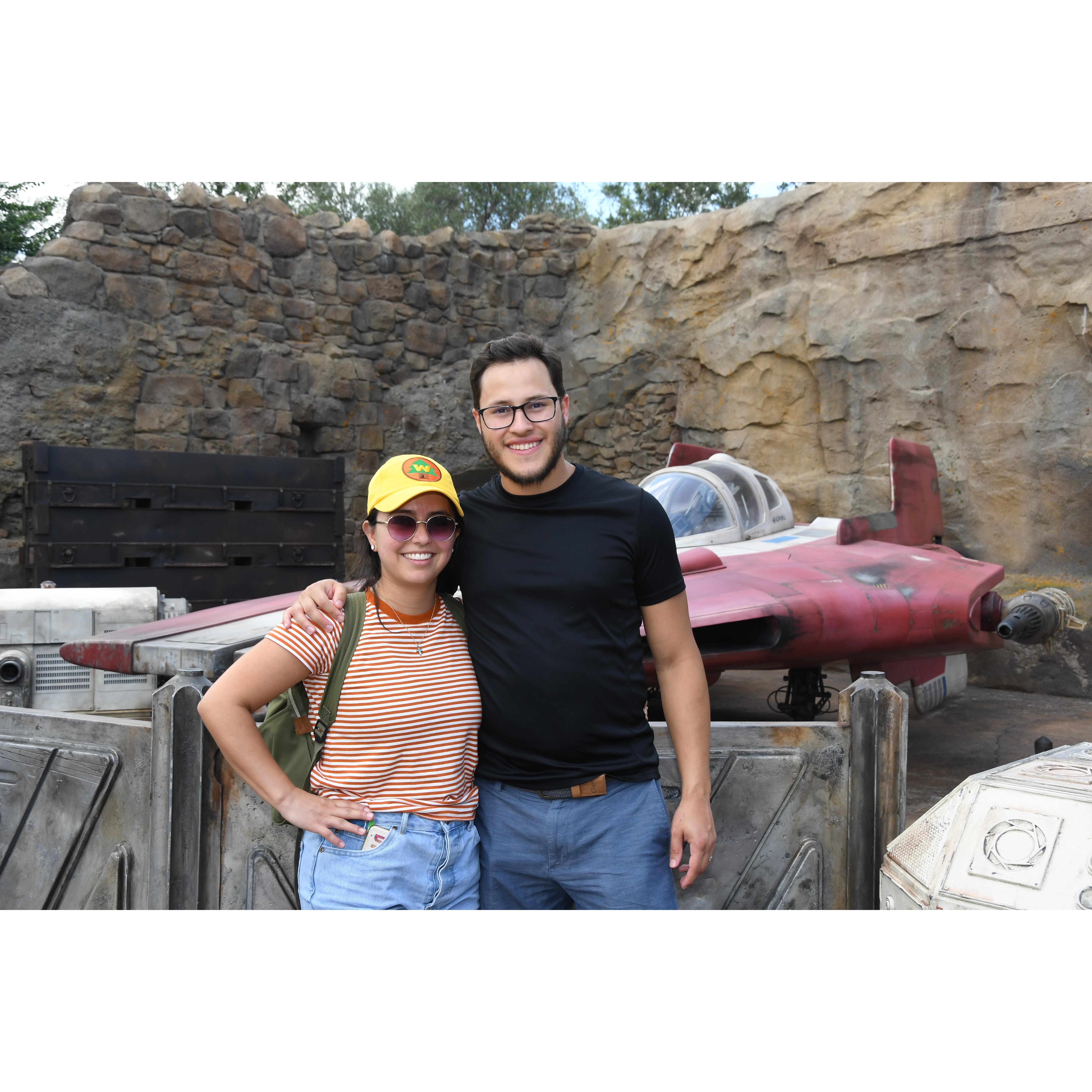 Visiting the new Star Wars Land!