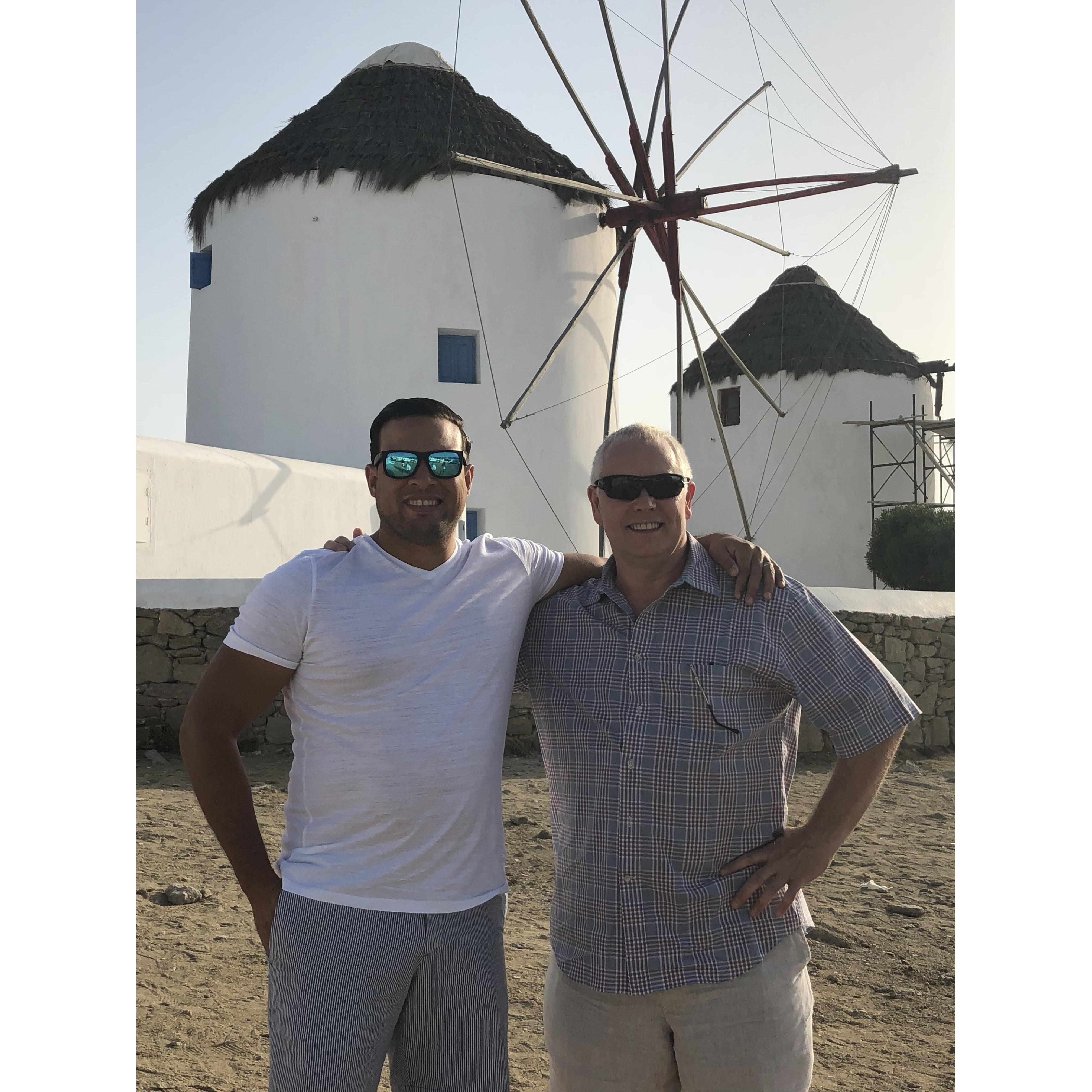 Adam and me, Mykonos
