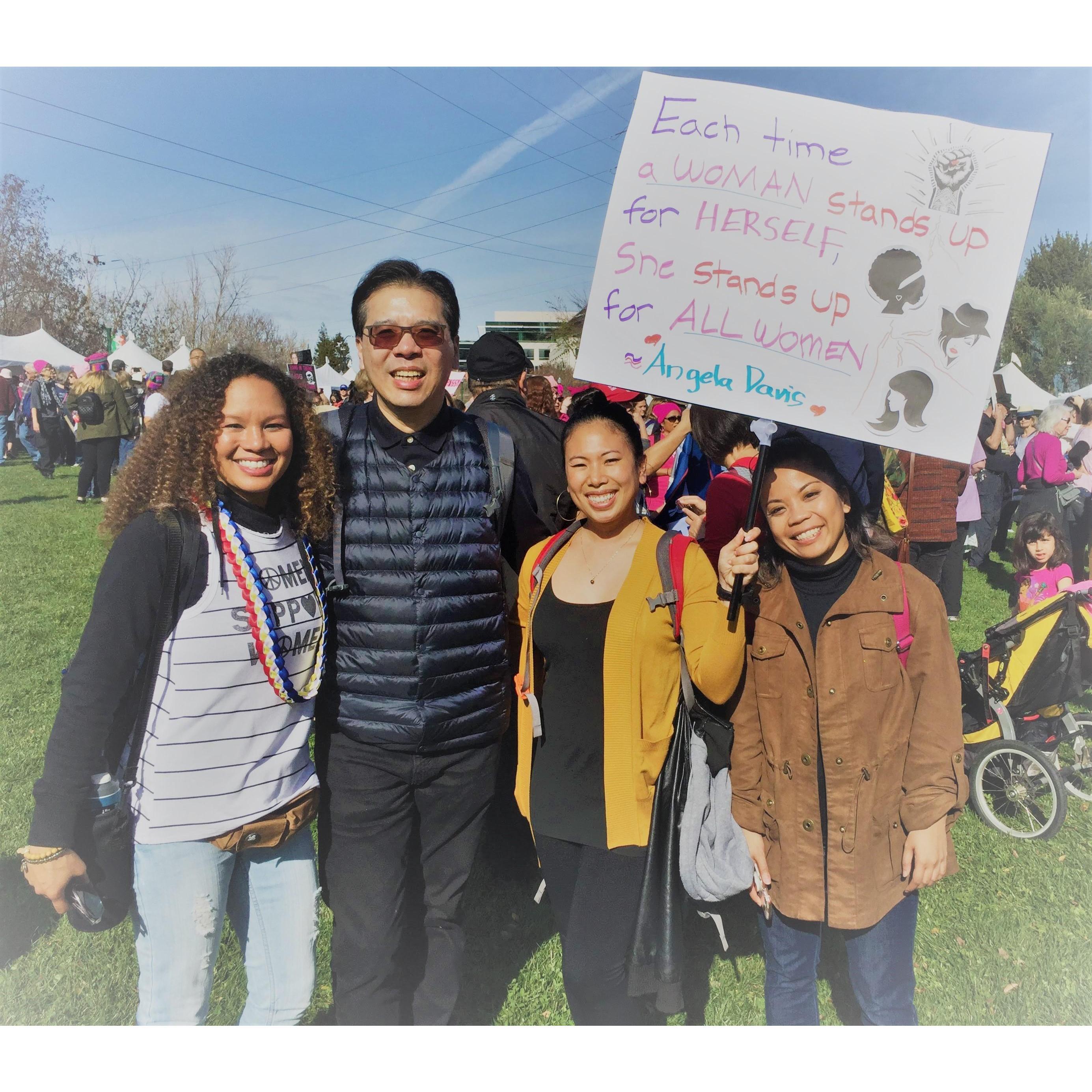 Mer, Meo, Janella, and friend!