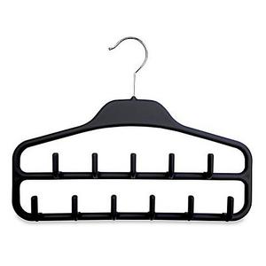 2-Pack Rubber Matte Belt Hanger in Black