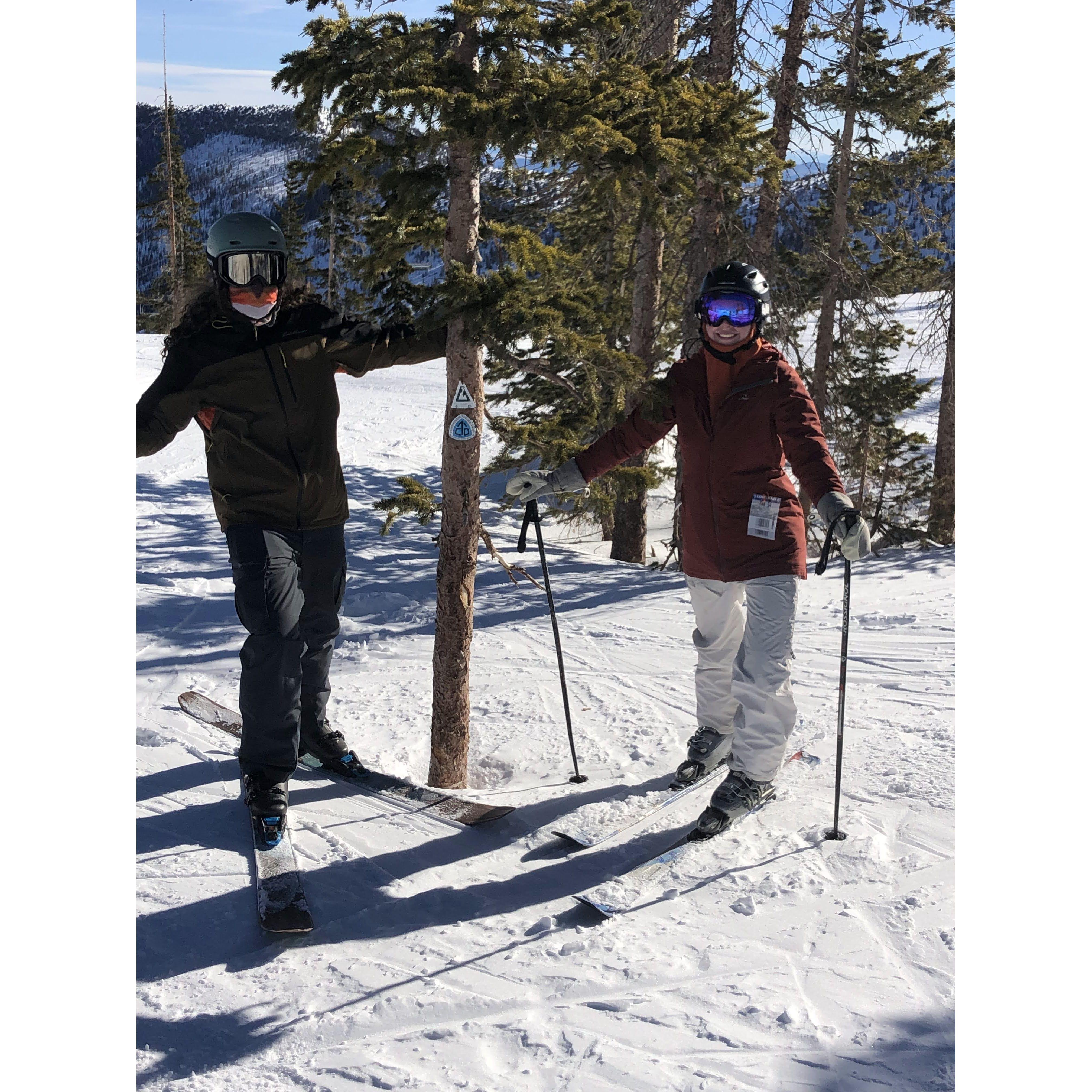 Skiing on the CDT at Monarch - Winter 2022