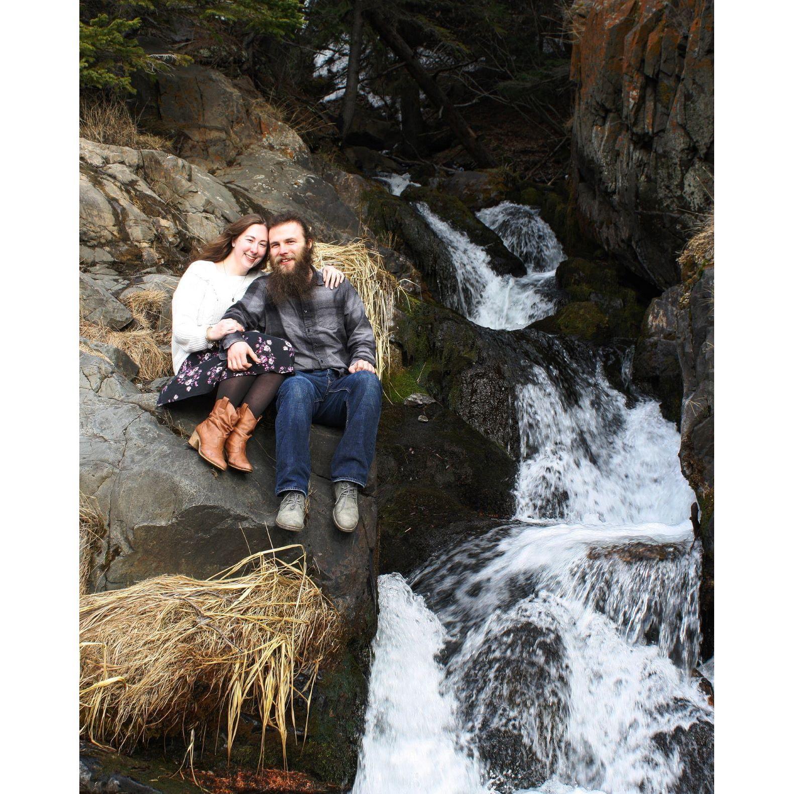 One of our favorites from our engagement photo shoot!