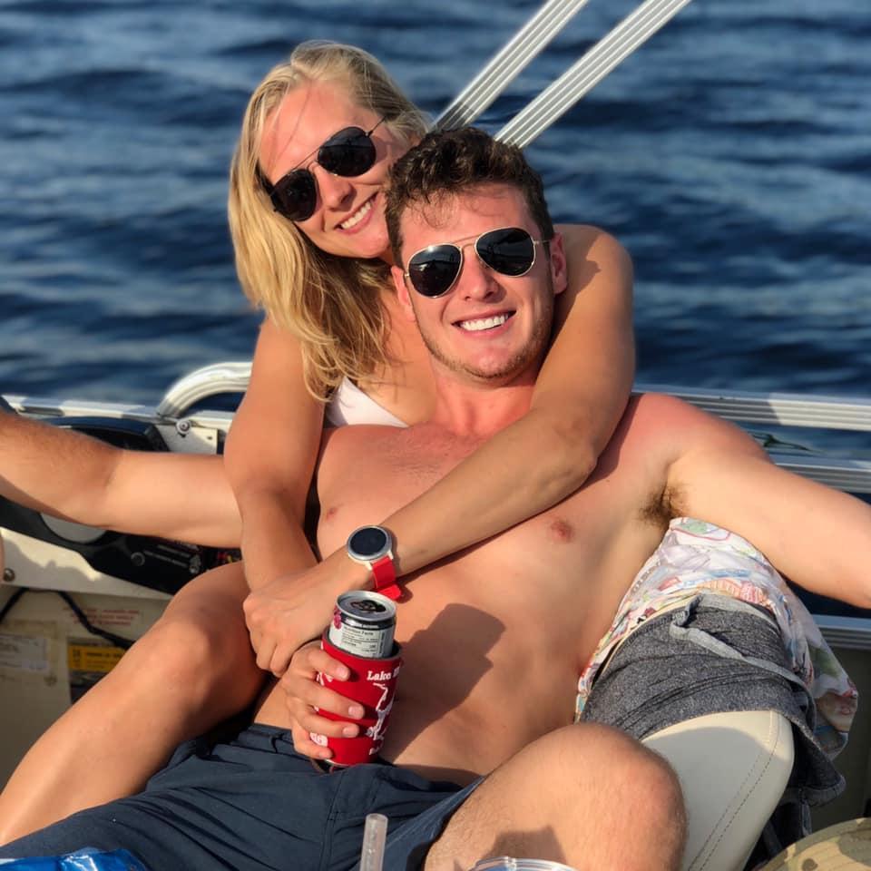 Taylor's first trip back to Wisco, spent most of it on the lake of course!