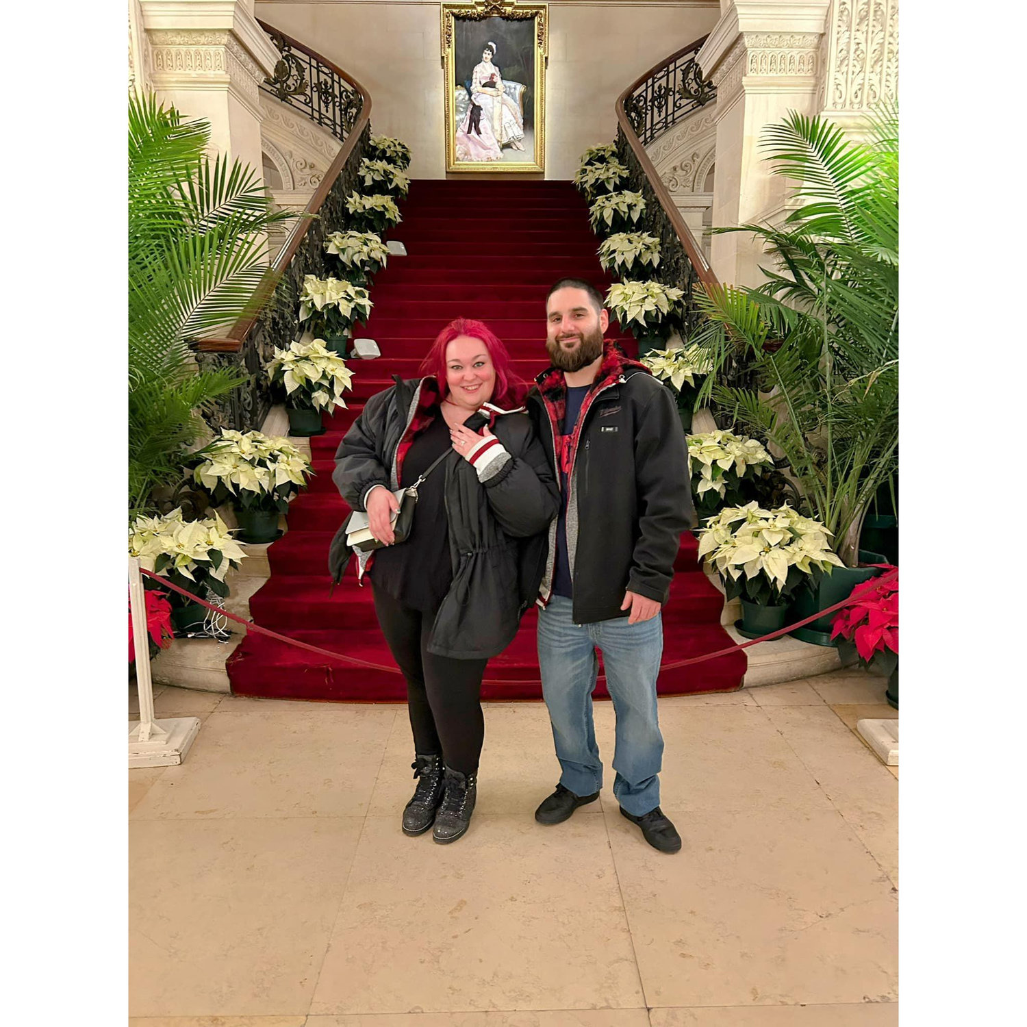 The night Randy proposed! December 2024 -- Newport, RI