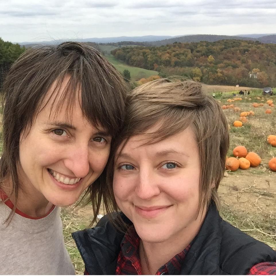 Fall in the Virginia mountains at our favorite pick-your-own farm.