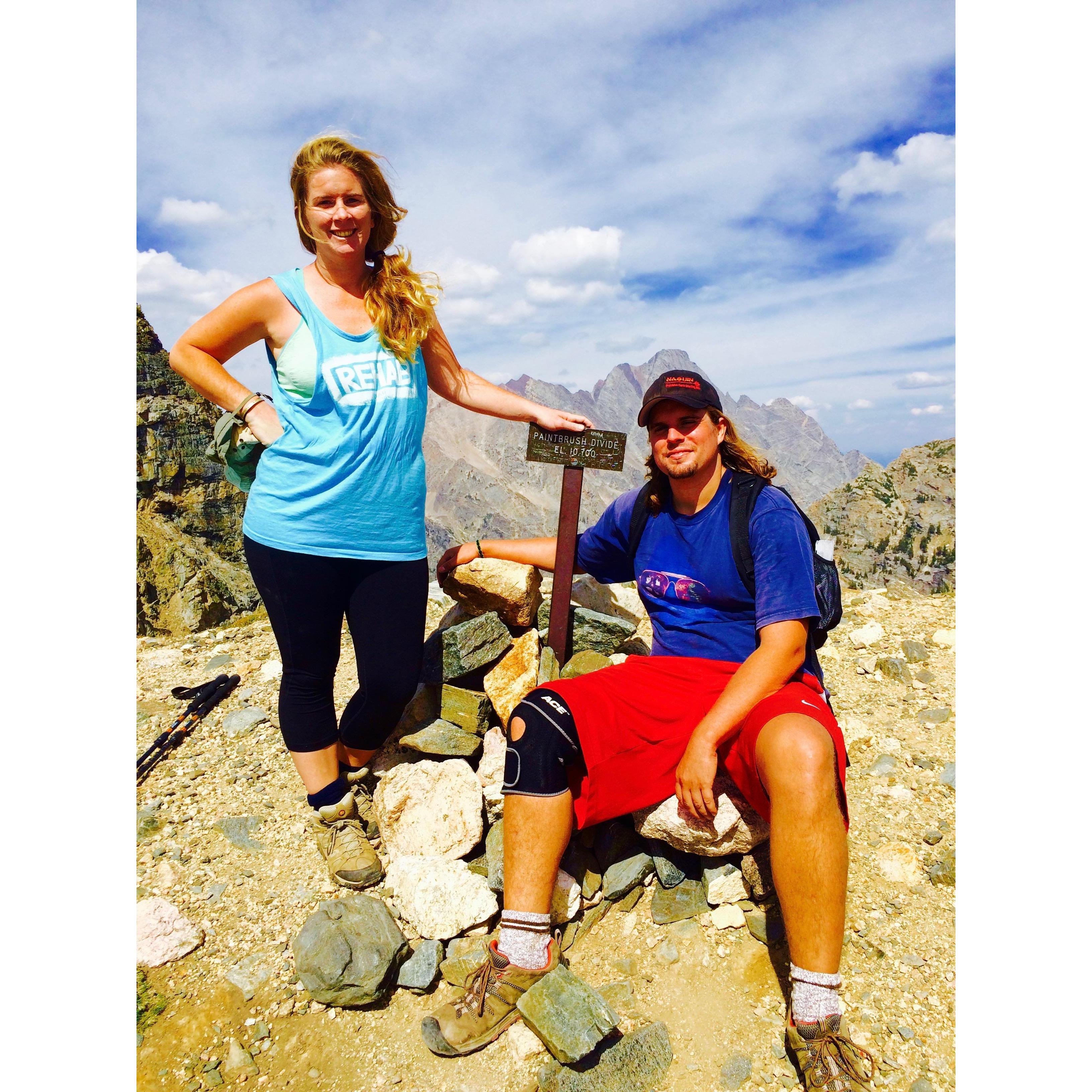 Hiking in the Tetons