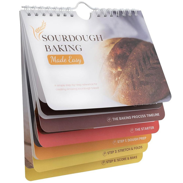 Sourdough Bread Baking Quick Reference Guide – Beginner-Friendly Sourdough Tools, Timelines & Baking Cheat Sheet for Perfect Loaves at Home