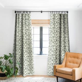 Nordic Olive Green Blackout Curtain