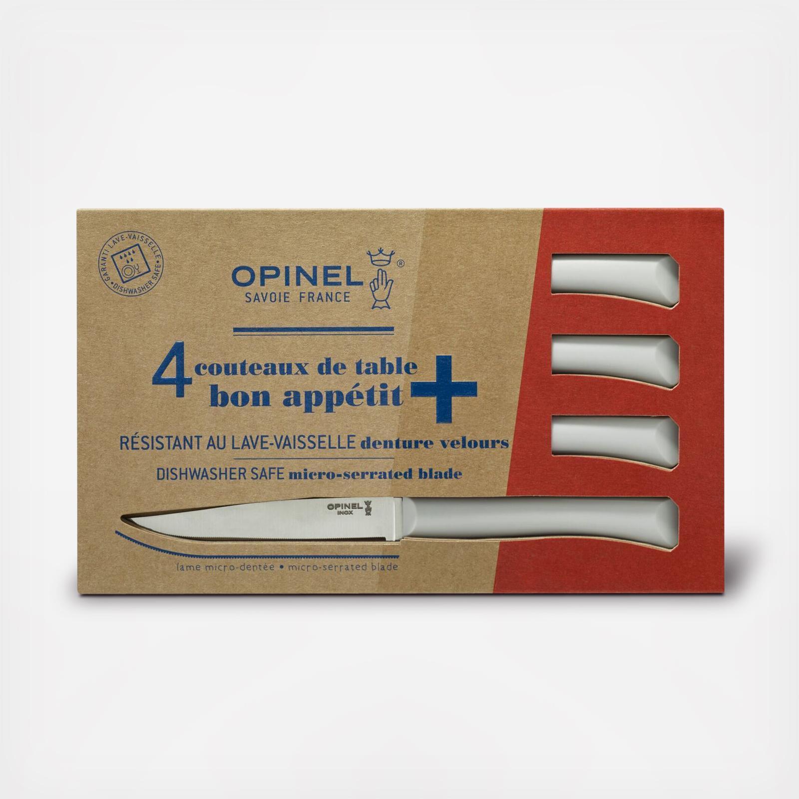 Opinel - Set of 4 Bon Appétit Steak Knives Pop