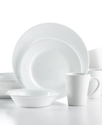 Shimmering White Round 16-Pc. Set, Service for 4