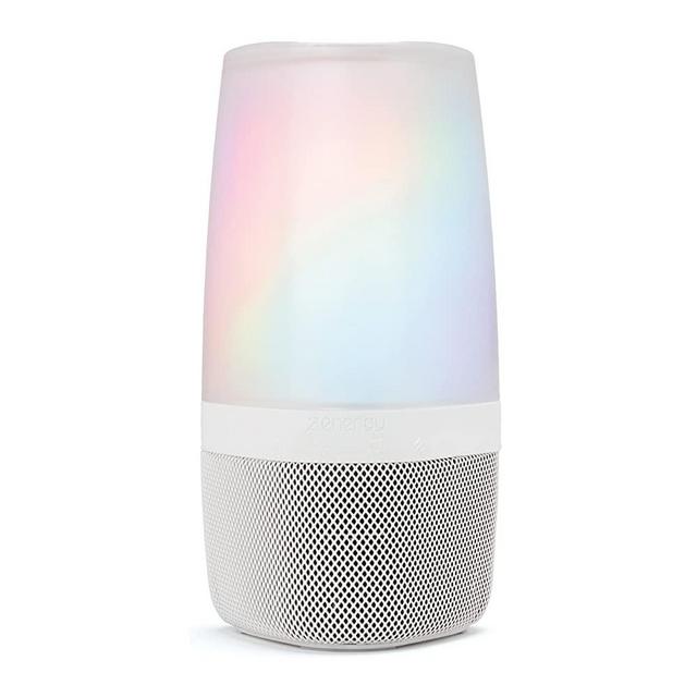 iHome Zenergy Aromatherapy Essential Oil Diffuser Bluetooth Speaker with Sound Therapy, Light Therapy, Anti-Anxiety and Stress Relief, Color Changing Relaxing Sounds and Oils