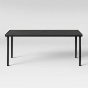 Fairmont Steel Patio Dining Table Black - Threshold™