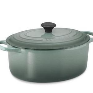 Le Creuset Signature Cast-Iron Oval Dutch Oven, 6 3/4-Qt., Ocean