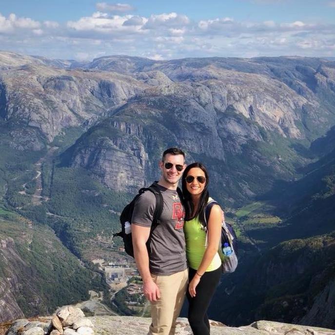 One of the many hikes in Norway.