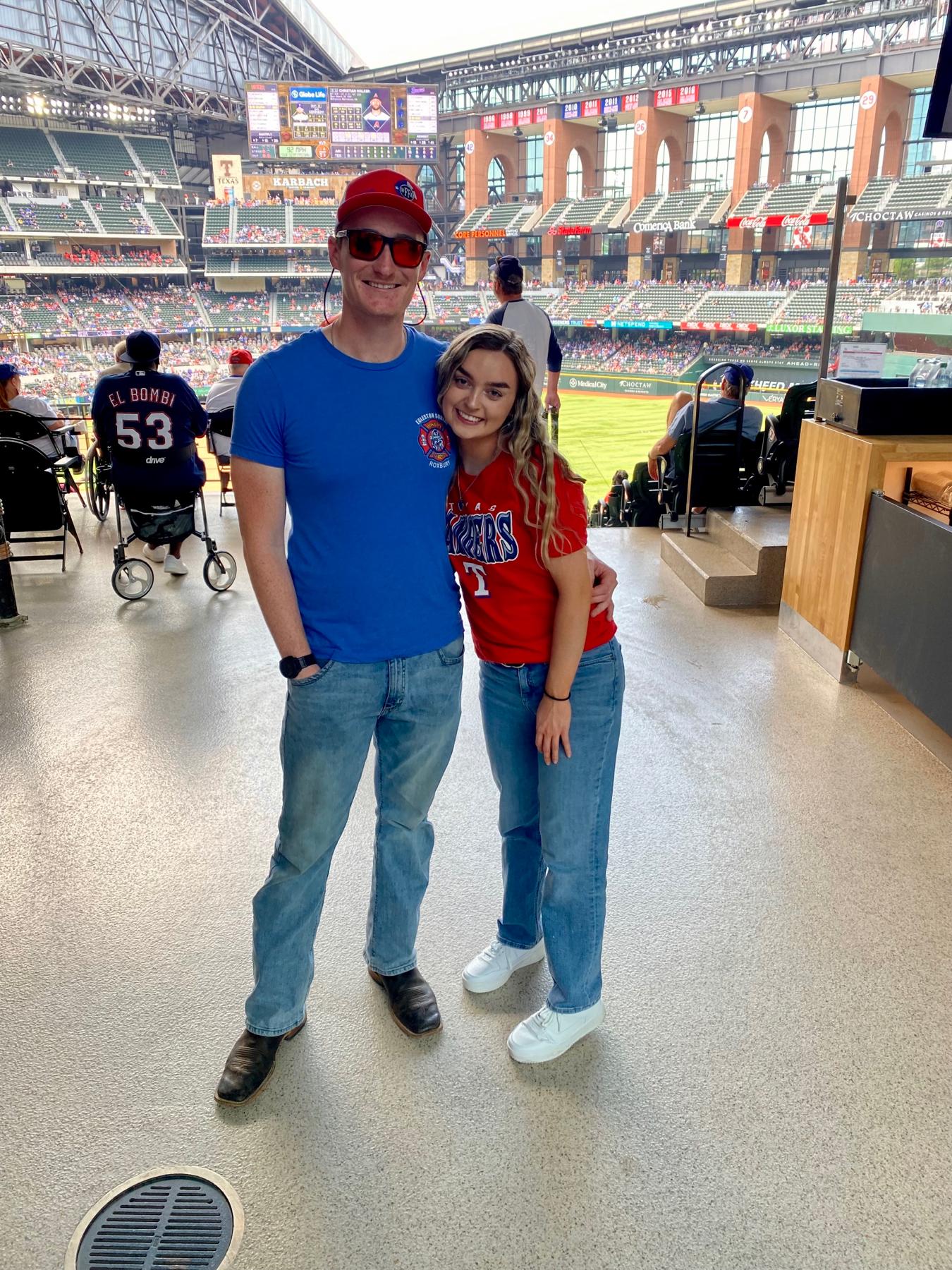 First Rangers game together!