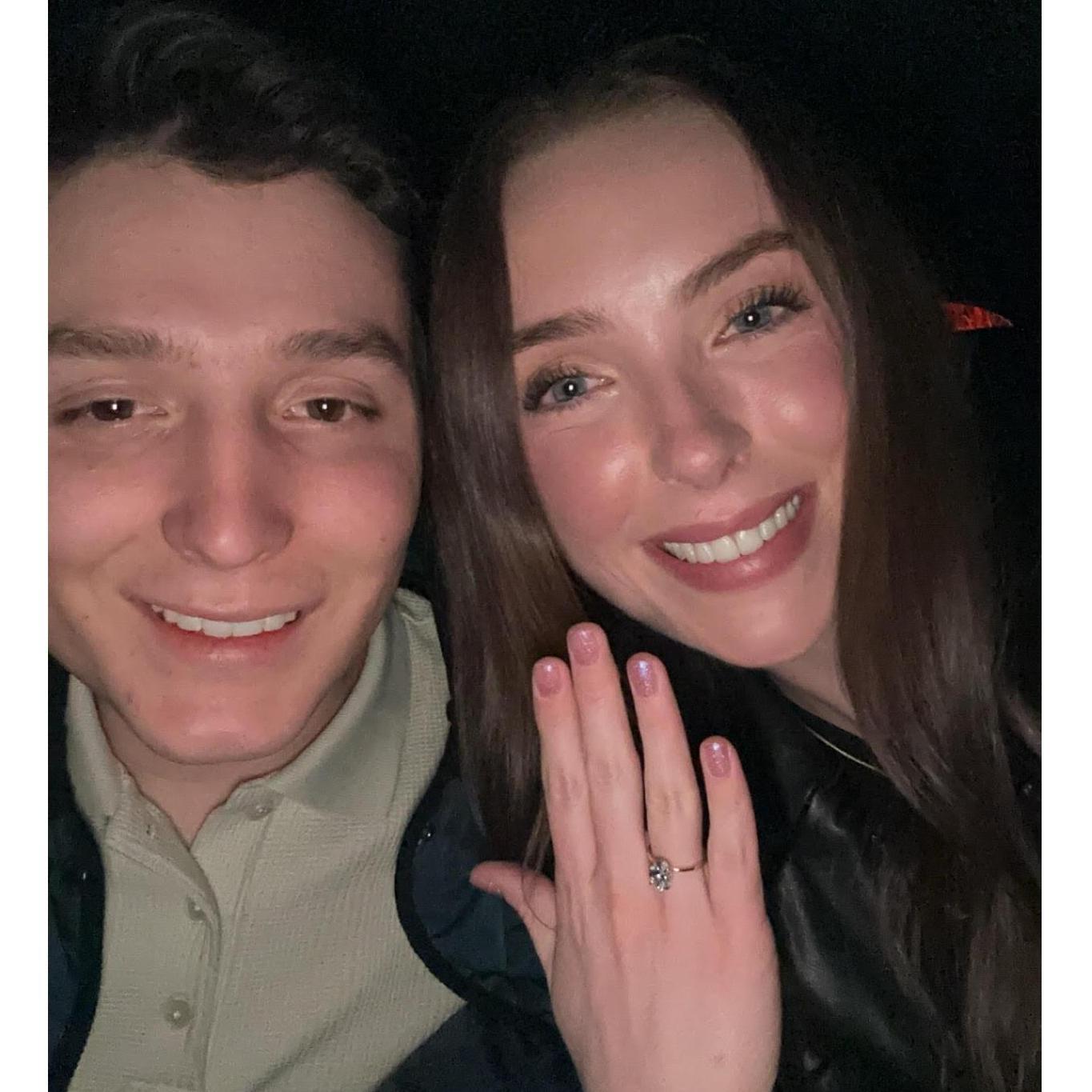 When he finally proposed!