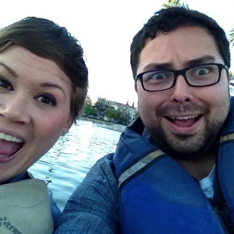 Paddle boating at Echo Park!