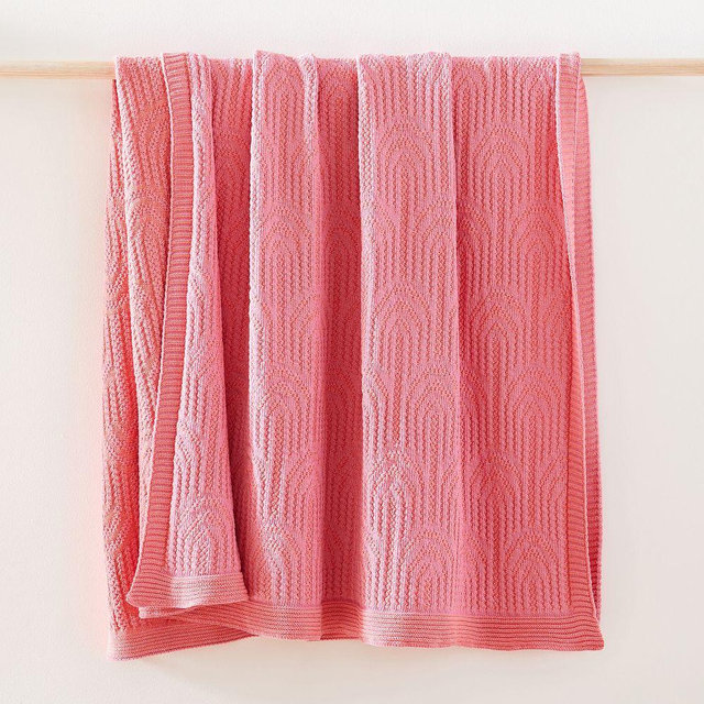 Arch Eco Throw, Pink, 50in x 60in