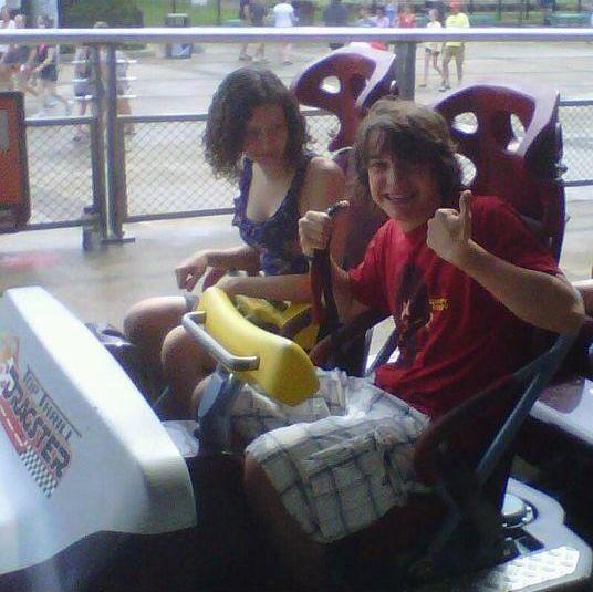 One of our first trips together was to Cedar Point in Ohio 2012. Nick liked to unbuckle his seatbelt before the ride started just to annoy me.