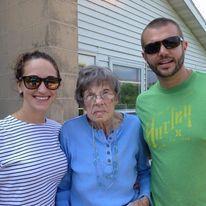 Visiting Grandma Nancy in Wisconsin