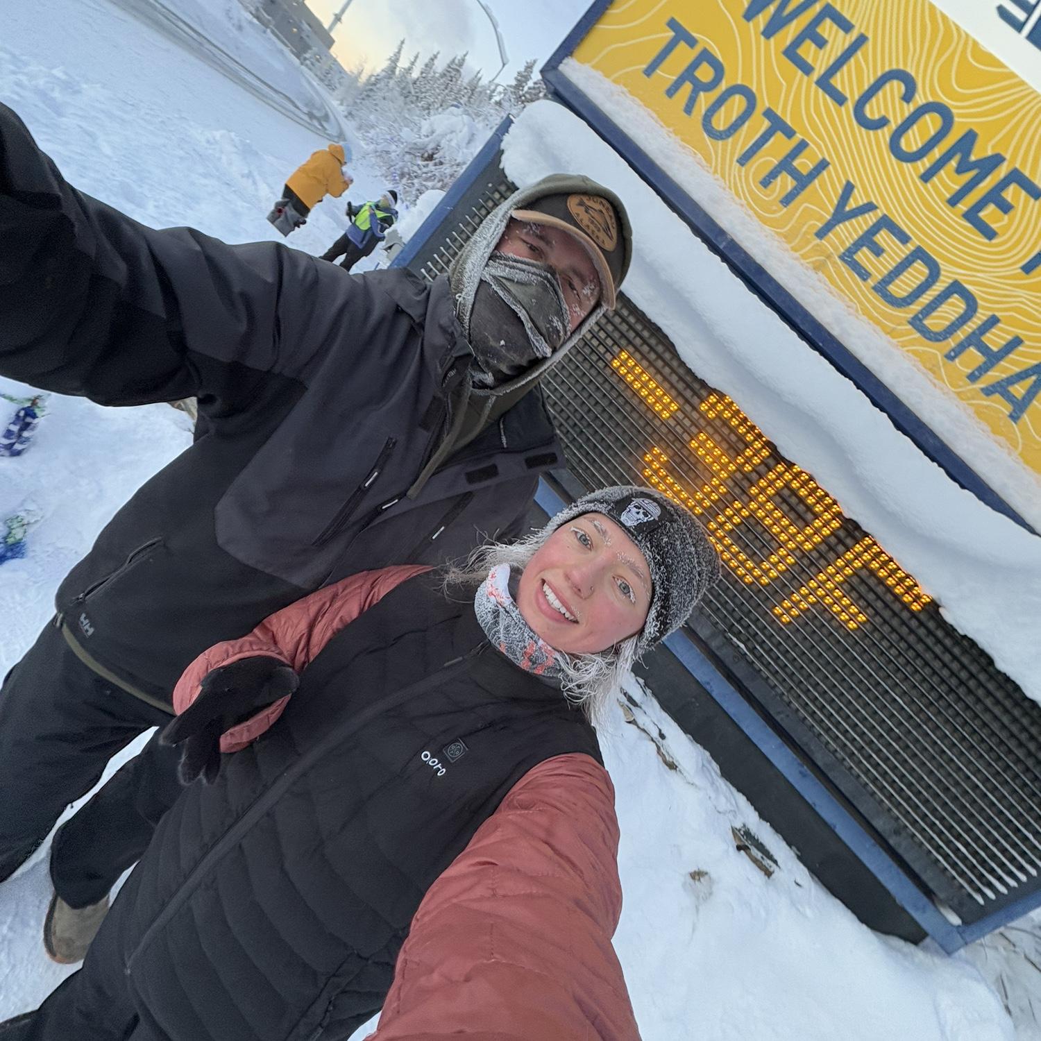 Dawn to dusk run, 12.8 miles in 38 below!